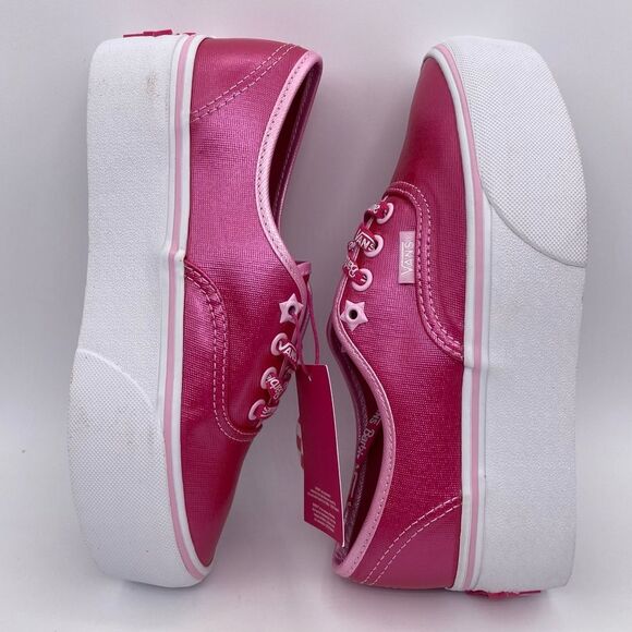 Vans x Barbie Authentic Stackform 'Pink' Skate Women's Sneakers | Size:  6 - Picture 8 of 15